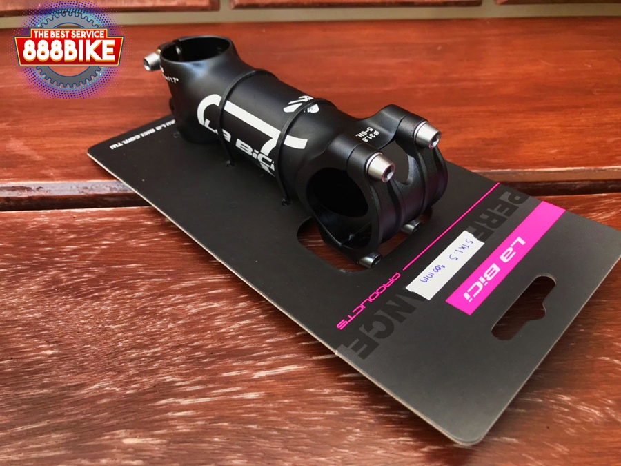 LABICI คอแฮนด์อลูมิเนียม LA BICI STX1.5 ,ยก +/- 7° วัสดุอลูเบา ยาว 70-120มม มีสีดำและสีแดง