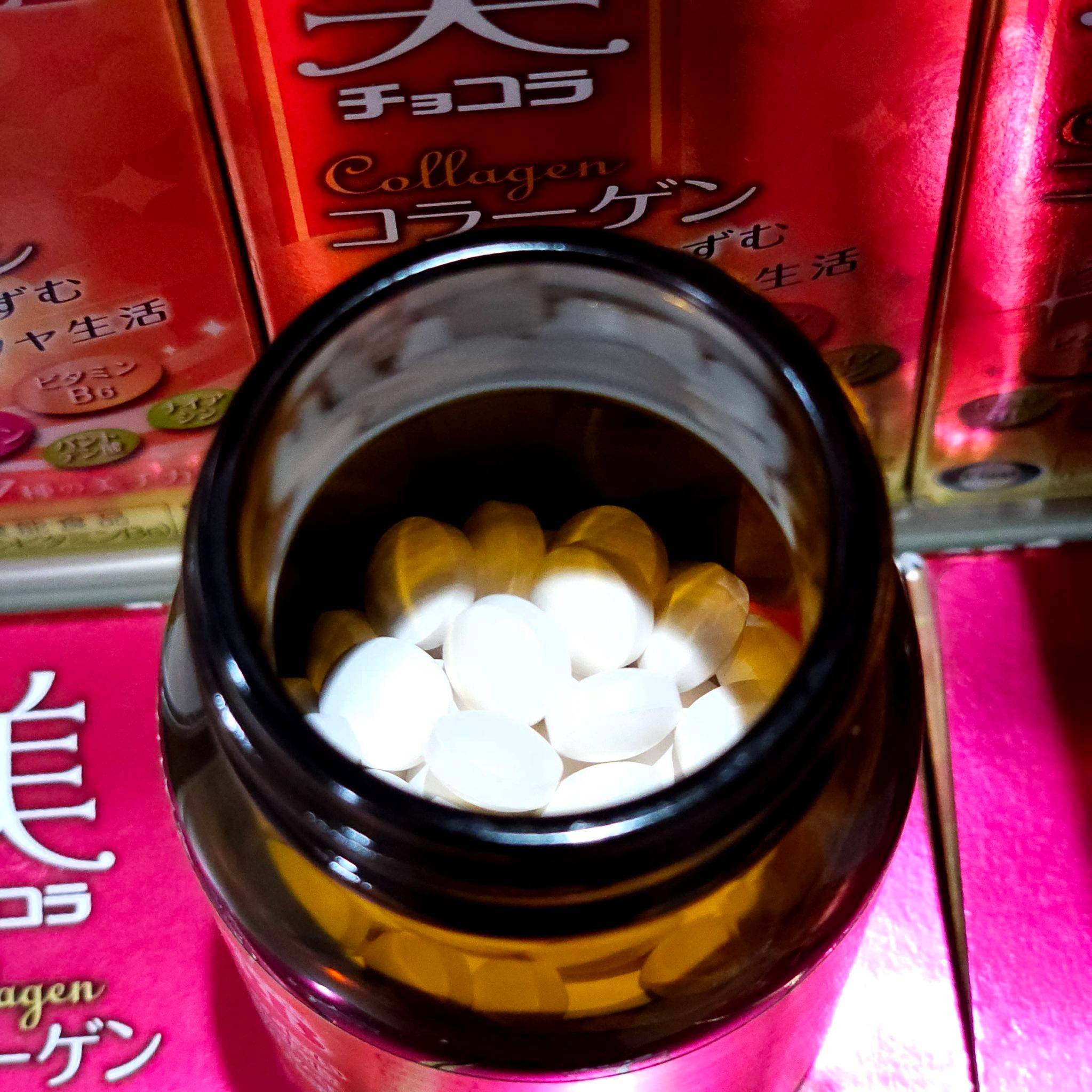 คอลลาเจนรูปแบบเม็ด 120 เม็ด Eisai Beauty Chocola BB Collagen 120 tablets