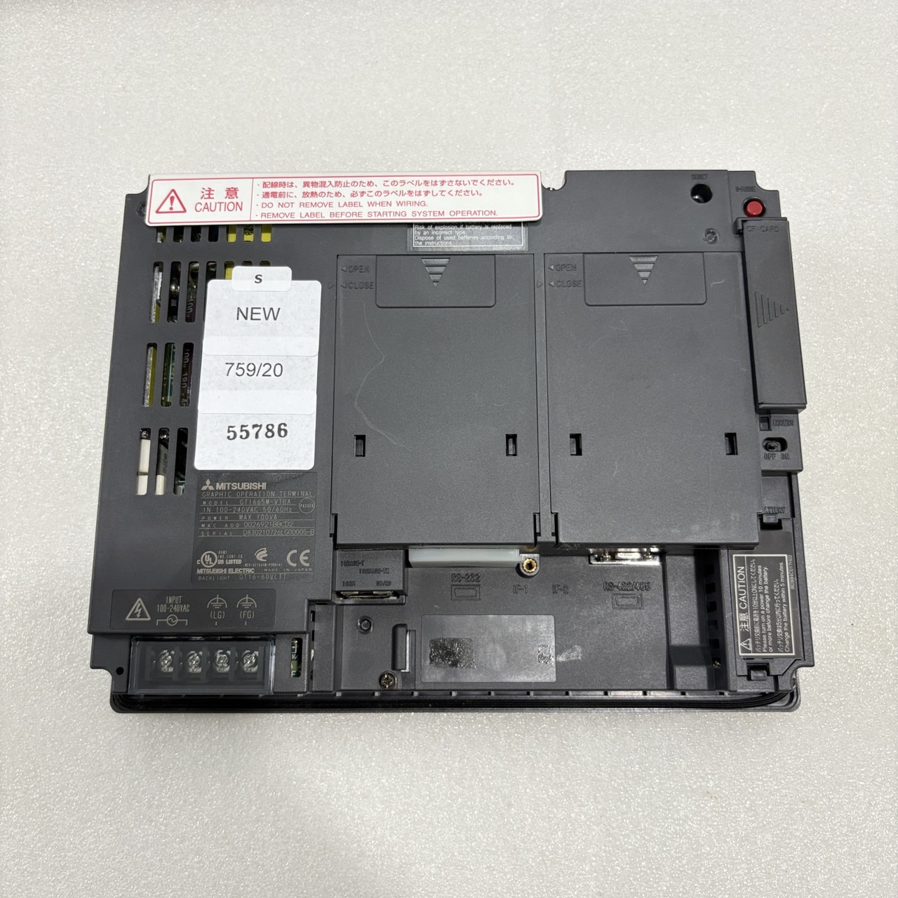 GT1665M-VTBA HMI " MITSUBISHI "