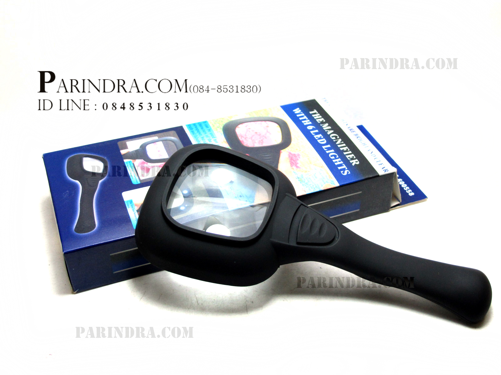 แว่นขยายมีไฟ Led และ Black light สำหรับส่องแสตมป์ หรือ ลายน้ำธนบัตร