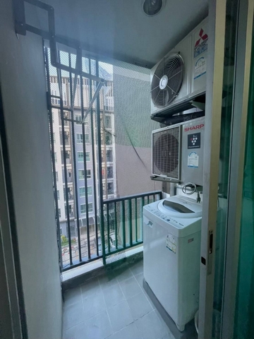 ให้เช่าคอนโด เดอะ คิทท์ ลำลูกกา คลอง 2 ตึก A2 ห้อง 28 ตรม.เฟอร์ครบ มีเครื่องซักผ้า ใกล้นถไฟฟ้าคูคต