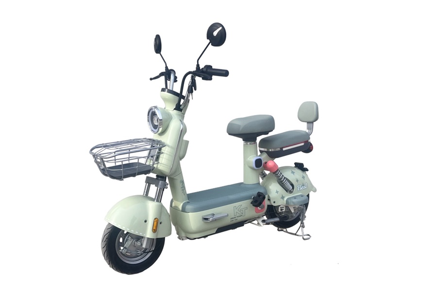 รถมอเตอร์ไซค์ไฟฟ้า KT รุ่น KT-T8 มาพร้อมกับหน้าจอดิจิทัล มอเตอร์ 800W แบตเตอรี่ 48V 12AH ความเร็วสูงสุด 65 Km/h