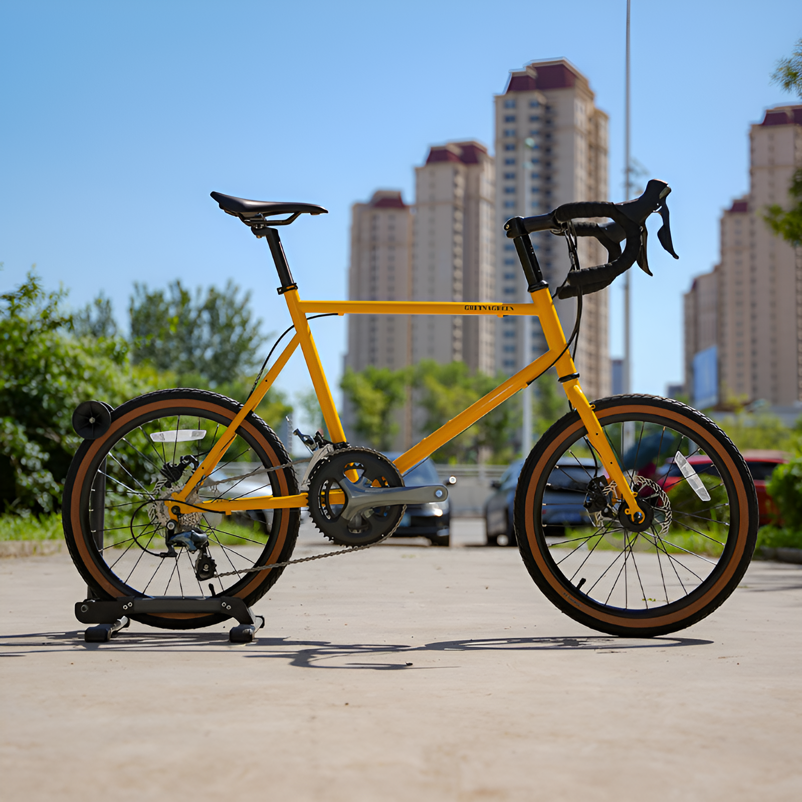 GTC Gretnagreen จักรยานมินิ 20 นิ้ว เฟรมโครโม เกียร์ Shimano Tiagra 2x10 สปีด