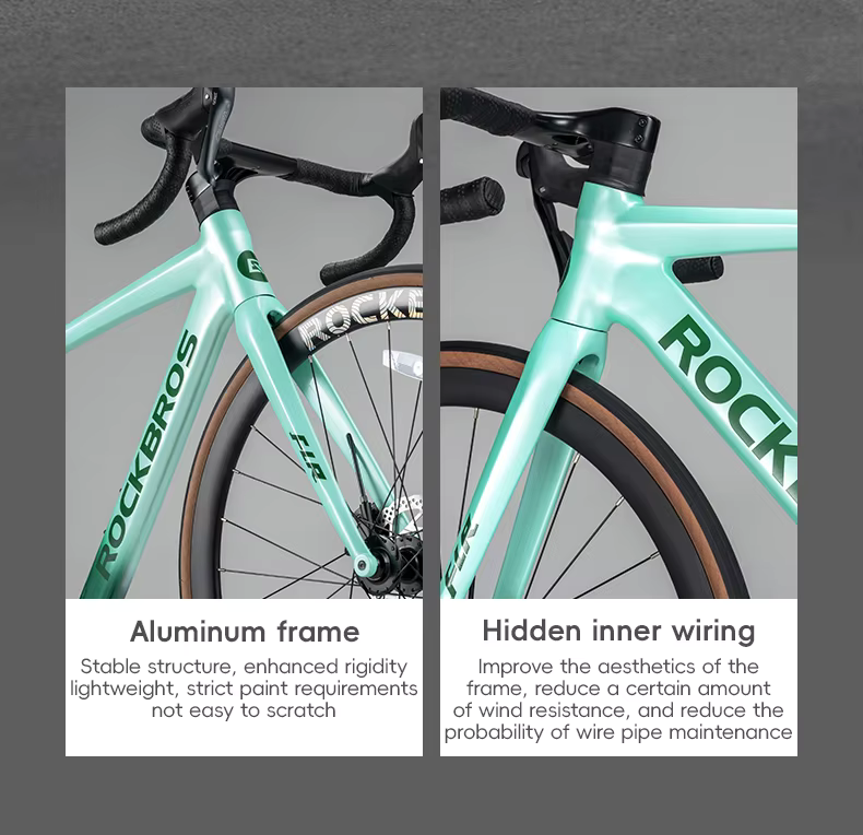 ROCKBROS GALE W3 38mm จักรยานเสือหมอบ 20 สปีด | เบรกน้ำมัน ขอบล้อ38mm 700C | ปี 2025