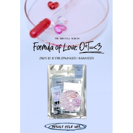 อัลบั้ม #TWICE - 3집 [Formula of Love:O+T=<3] Result file ver. -รอ 14-25 วัน-