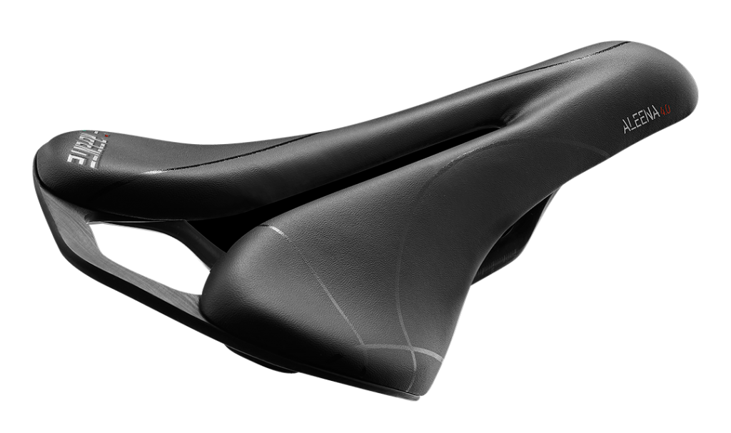 เบาะ REPENTE Aleena 4.0 Saddle, รางคาร์บอน ขนาด 137x275mm., หนัก 130 กรัม, MADE IN ITALY.