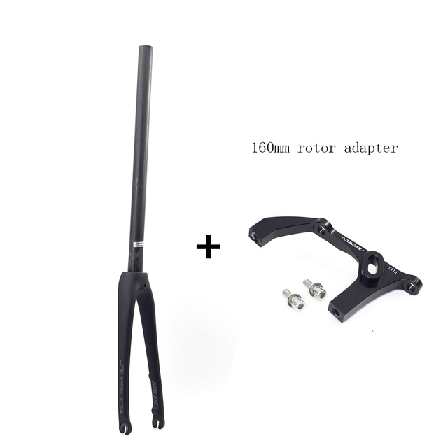 ตะเกียบคาร์บอน SILVEROCK Carbon Fork 20in Plus 406 22" 451 Caliper Brake Flat Mount Disc Brake