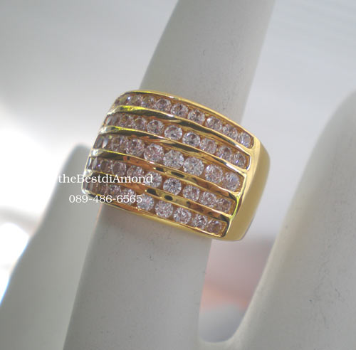 BR618+++แหวนแถวPerfect 5 แถว+++สุดสวย Modern ดูดีมากๆๆ เพชรก็วิบๆ แบบจากร้านจิว เลยค่ะ ดูหรู มีรสนิยมมากๆๆ.ใส่แล้วเต็มนิ้วสวยมากๆๆ