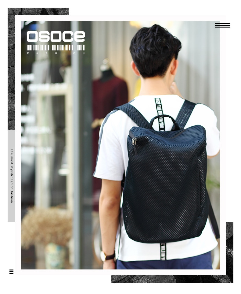 ขาย OSOCE S20 กระเป๋าสะพายแฟชั่น เบาสบาย พื้นที่จัดเก็บกว้างขวาง