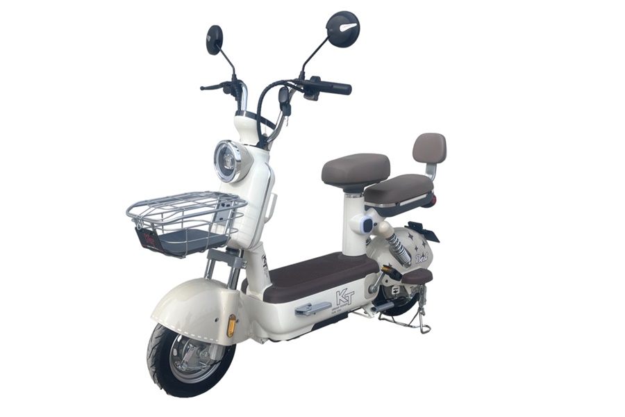 รถมอเตอร์ไซค์ไฟฟ้า KT รุ่น KT-T8 มาพร้อมกับหน้าจอดิจิทัล มอเตอร์ 800W แบตเตอรี่ 48V 12AH ความเร็วสูงสุด 65 Km/h