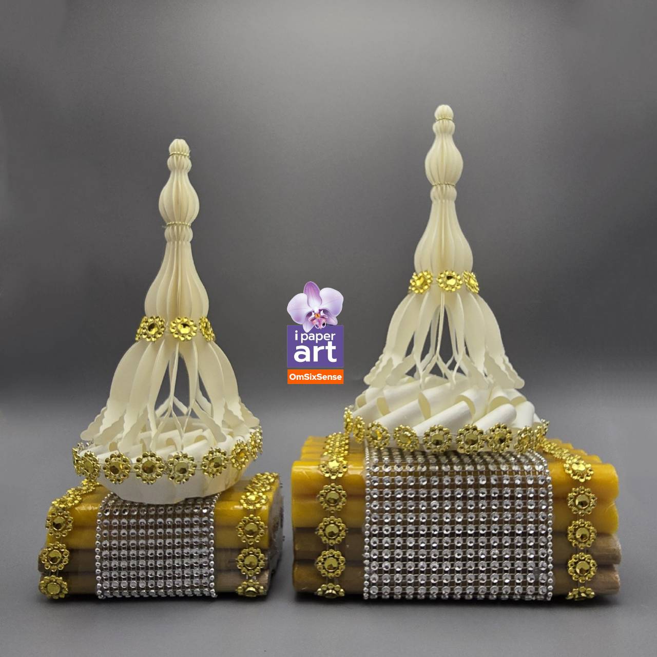 ธูปเทียนแพเรืองแสง LED ใช้ถ่านกระดุม สินค้าไทย งานปราณีต | ประกอบพิธีการ ไหว้ครู พานขมา