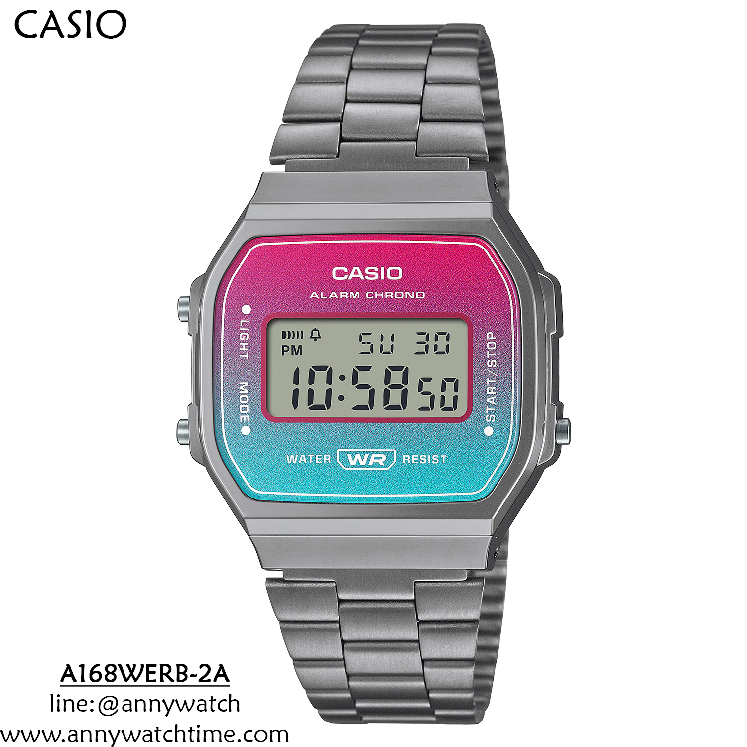 CASIO A168WERB-2A