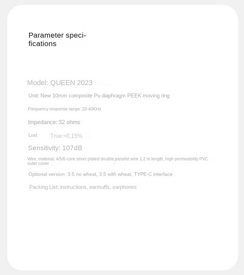 SuperTFZ QUEEN 2023 หูฟังแฟชั่นกระแสแรง สำหรับผู้รักเสียงเพลง ให้คุณภาพเสียงที่คมชัดเป็นพิเศษ ประกันศูนย์ไทย