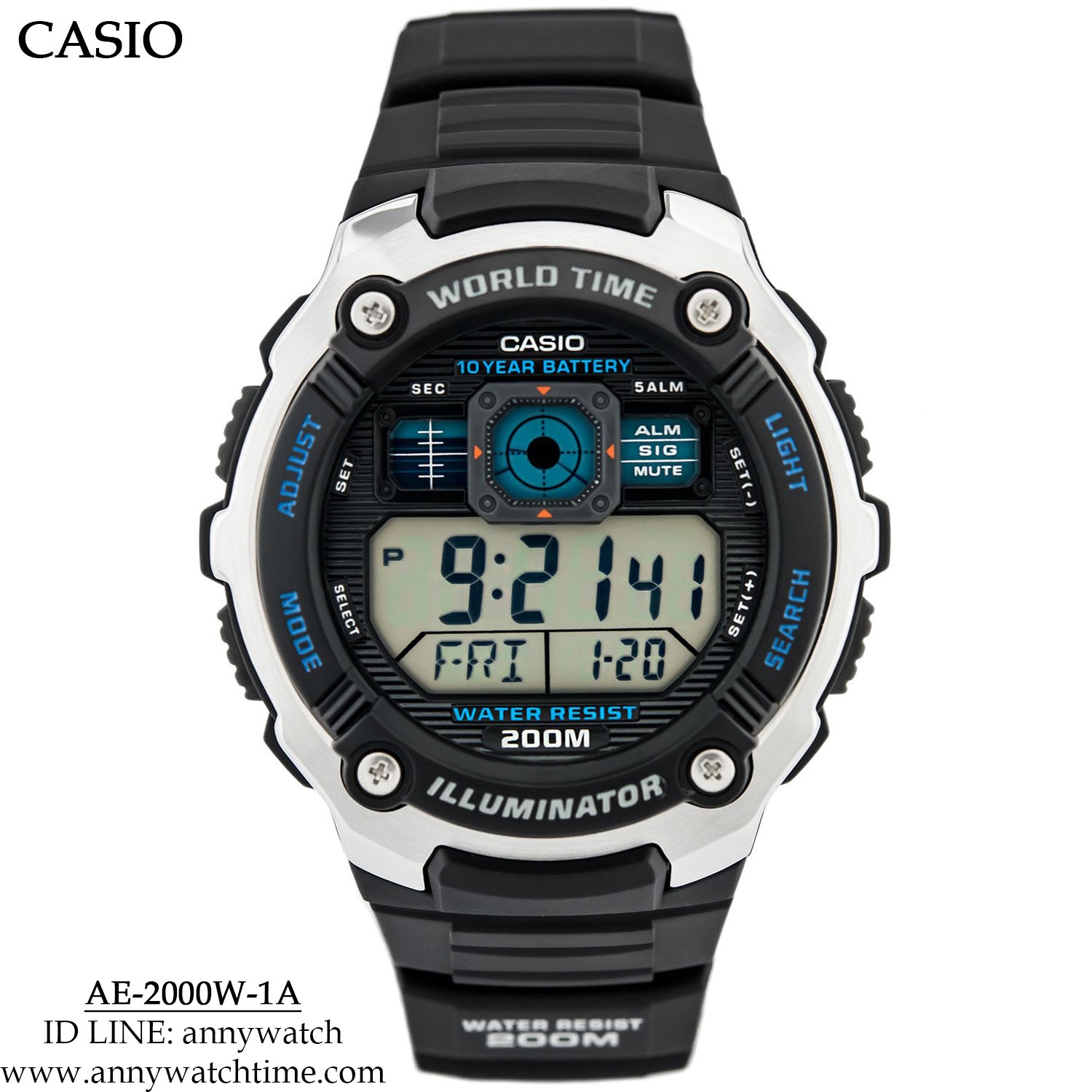 CASIO AE-2000W-1A