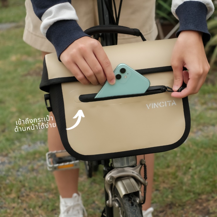 VINCITA X-COOPER / COOPER WATER RESISTANT FRONT BAG BLACK