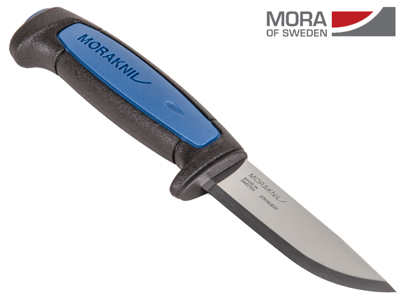 มีดใบตาย MoraKniv Pro S Stainless Steel Blade Sweden ด้ามสีฟ้า ของแท้ 100%