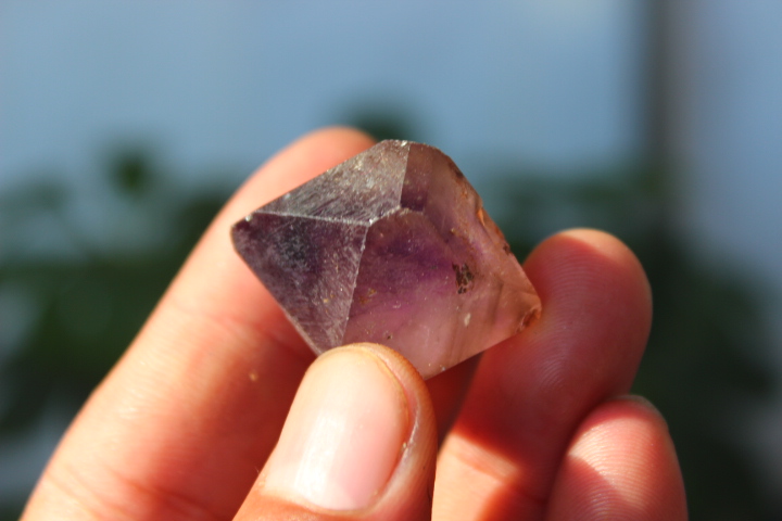 แร่สีม่วง AMETHYST ของแท้ 100%