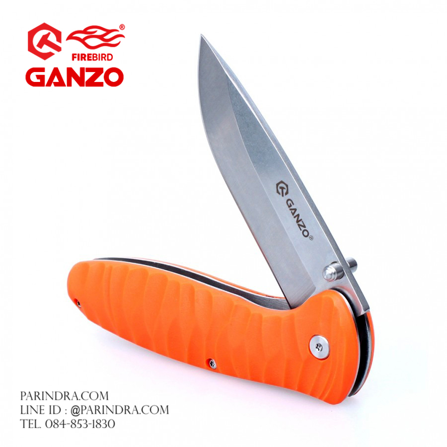 มีดพับ Ganzo กานโซ่ รุ่น Ganzo G6252-OR ด้ามสีส้ม ของแท้ 100%