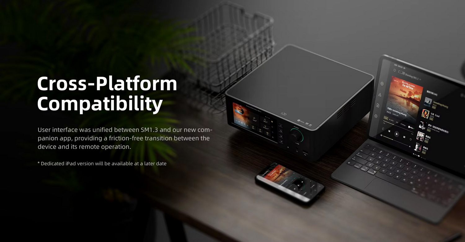 [สั่งจองล่วงหน้า] Shanling SM1.3 Hi-Fi Streamer DAC ระดับเรือธง รองรับ MQA Dual Hi-Res ประกันศูนย์ไทย