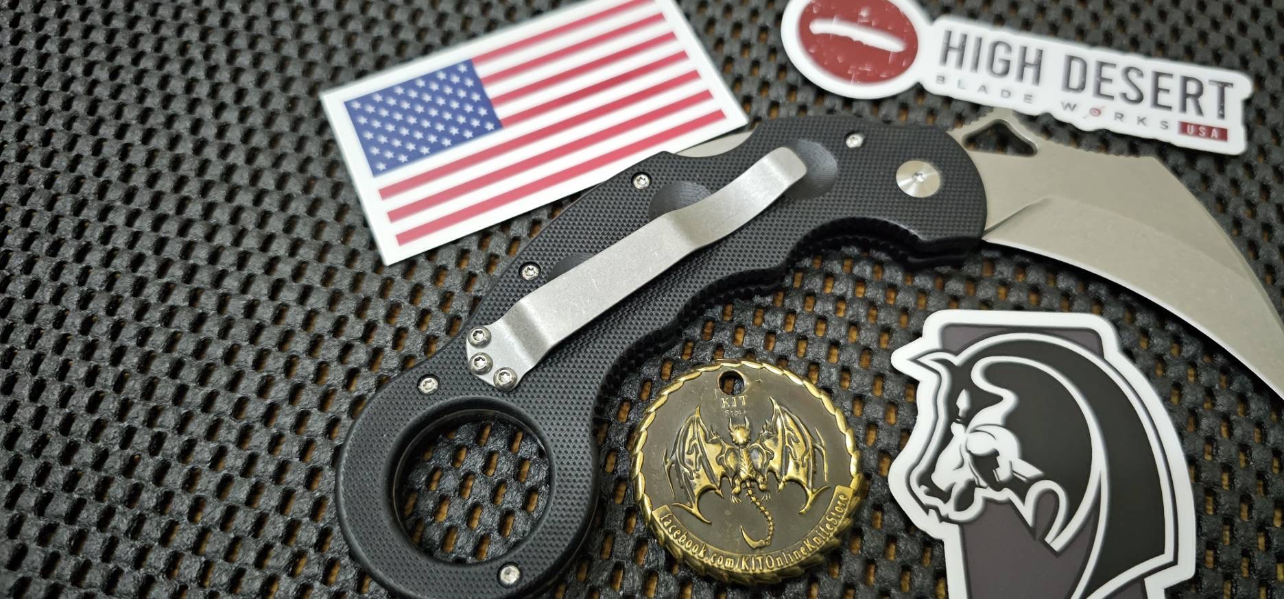 High Desert TARANI Journeyman BRAMP Karambit - Black