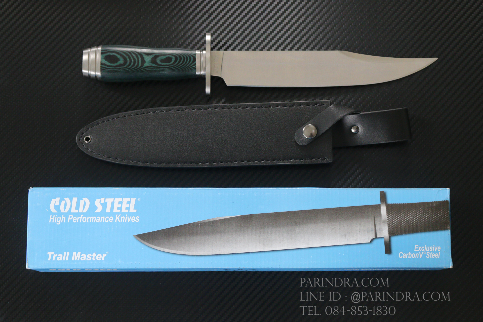 มีดใบตาย COLD STEEL TRAIL MASTER Natchez Bowie (OEM) A+