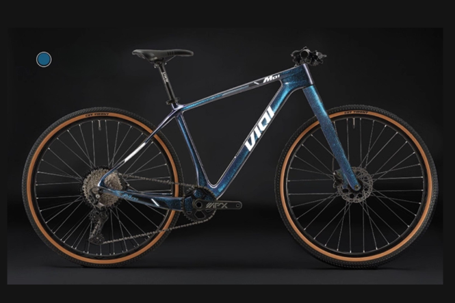 VIQI M01-RS จักรยานเสือภูเขาคาร์บอนไฟเบอร์ | Shimano Deore 12 สปีด | ล้อ 27.5” / 29” | สีทอง-เขียว-ดำ