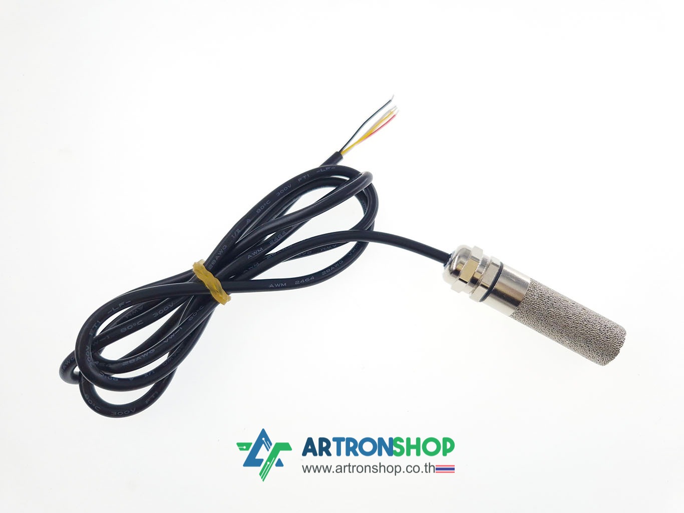 XY-MD04 เซ็นเซอร์วัดอุณหภูมิและความชื้นหัวกันน้ำ Modbus RTU RS485