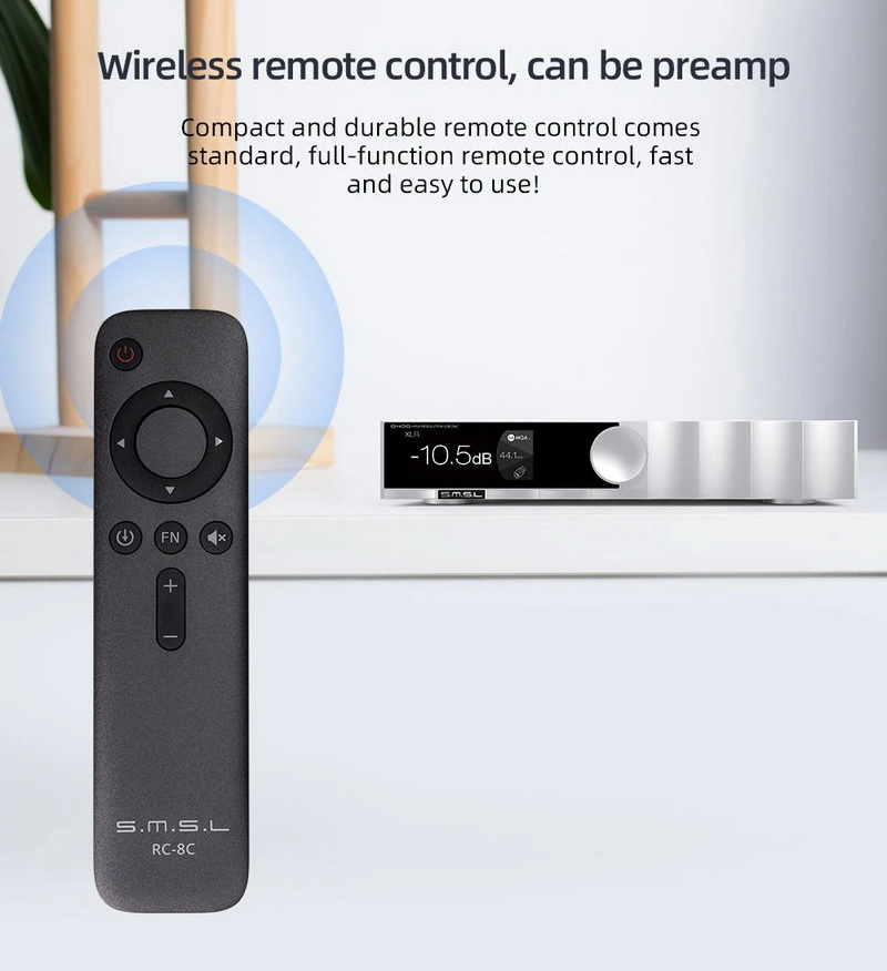 SMSL D400 PRO USB DAC ตั้งโต๊ะชิป AK4499EX+AK4191EQ ระดับเรือธง ประกันศูนย์ไทย