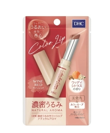 ลิปมัน สี Red Wine DHC Color Lip Cream Natural Aroma 1.5g