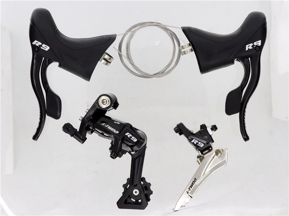 ชุดเกียร์ LTWOO R9 2x11spd มือเกียร์+สับจาน+ตีนผี สำหรับเสือหมอบ