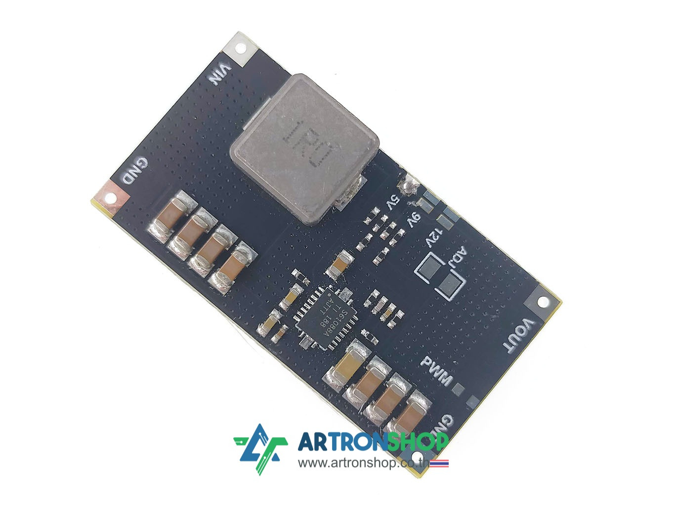 TPS61088 5V Step-Up โมดูลเพิ่มแรงดัน 5V 10A