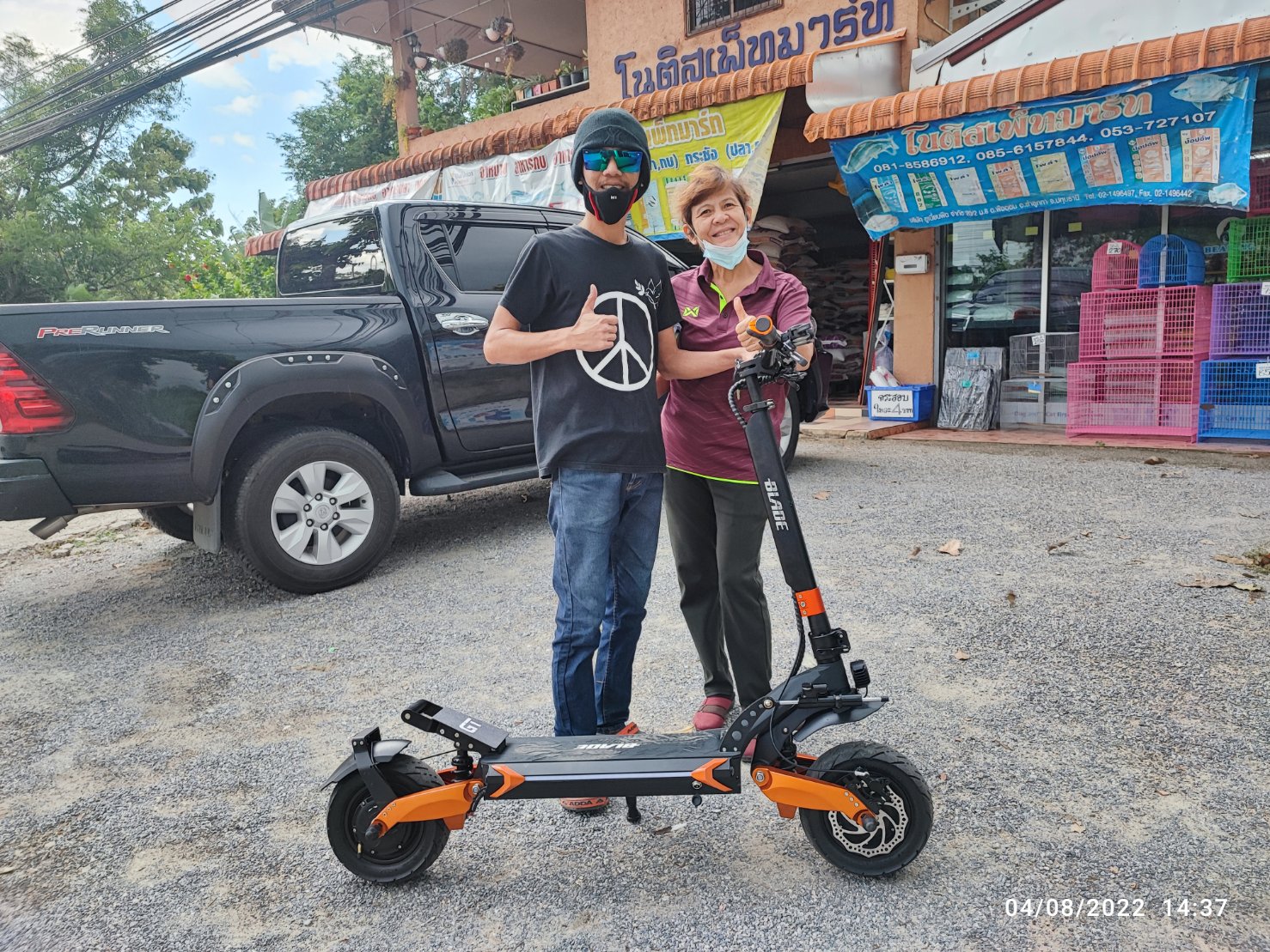 สกู๊ตเตอร์ไฟฟ้า PEGA BLADE GT ยางตัน 11inch Electric Scooter 3000W Dual Motor 60V