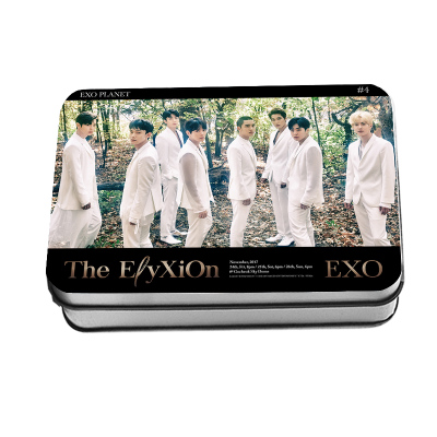 ชุดรูปพร้อมกล่องเหล็ก #EXO 2017 PLANET # 4 THE EXO'rDIUM 4