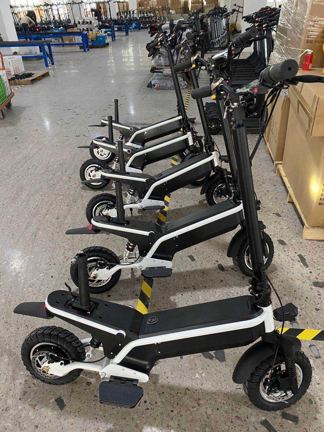 สกู๊ตเตอร์ไฟฟ้า PXID F1 ELECTRIC SCOOTER โช๊คหน้า+หลัง มอเตอร์ 500 วัตต์ ความเร็วสูงสุด 45กม./ชม, 10Ah 48V (30กม.) เดินทางได้ 30-40 กม.