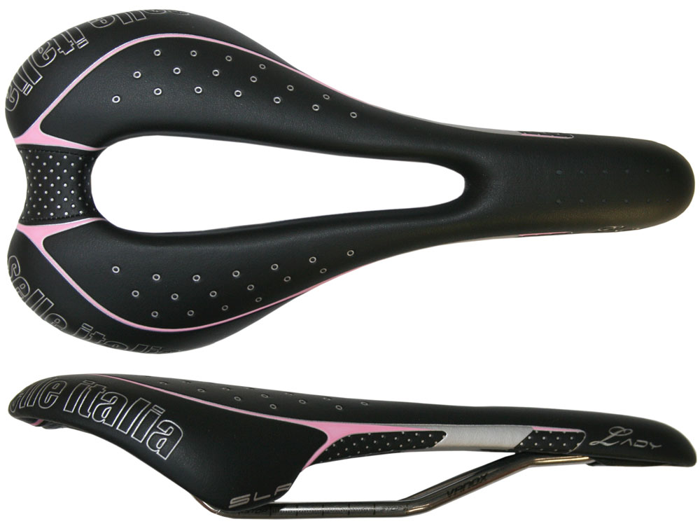SELLE ITALIA อานนั่ง, SLR LADY FLOW, สีดำ (Road/MTB), S3