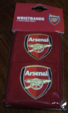 สายรัดข้อมือ ฟุตบอล สโมสรอาร์เซนอล - ตราสโมสร AFC ใหม่ / ARSENAL Football Club Wristband/Sweatband - AFC Logo NEW