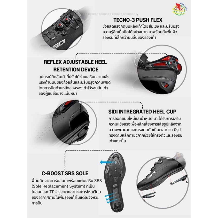 รองเท้าเสือหมอบ SIDI SHOT 2 LIMITED EDITION Road Shoe NEW 2023