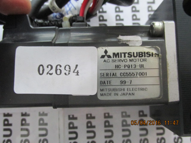 SERVO MOTOR “ MITSUBISHI ” รุ่น HC-PQ13-UL