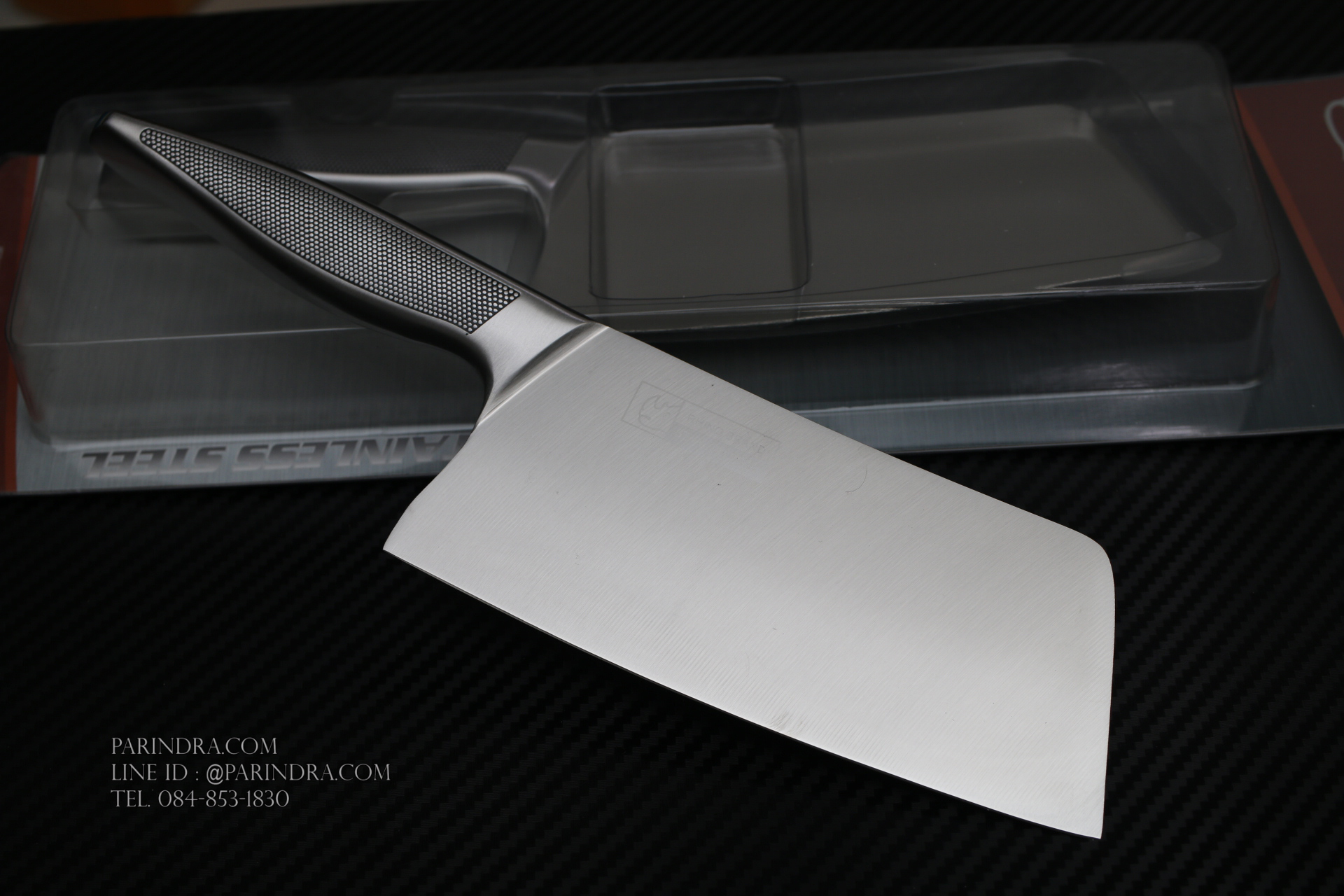 มีดอีโต้ทำครัว Rhino Brand Knife No.6532 ด้ามแสตนเลส ขนาดใบ 6.5 นิ้ว คมสุดๆ (ของแท้)