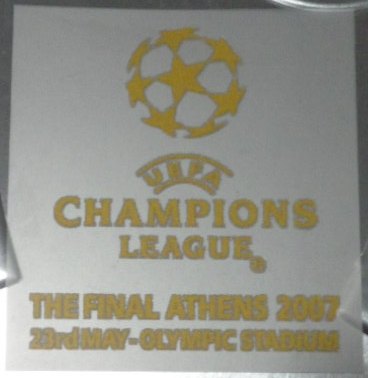 ชุดติดเสื้อฟุตบอล สโมสรลิเวอร์พูล - ยูฟ่า แชมป์เปี้ยนส์ ลีก Final Athens 2007 (เอซี มิลาน vs ลิเวอร์พูล 23/05/07) PLAYER SIZE ใหม่ / LIVERPOOL Football Club PLAYER SIZE Match Day Transfer/Insignia - UEFA Champions League Final Athens 2007 (AC MILAN vs LIV