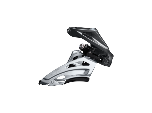 สับจาน DEORE, FD-M6020-H, 2X10-SPD, 34-38T, แคล้มป์บน, Side swing, 34.9MM/31.8MM