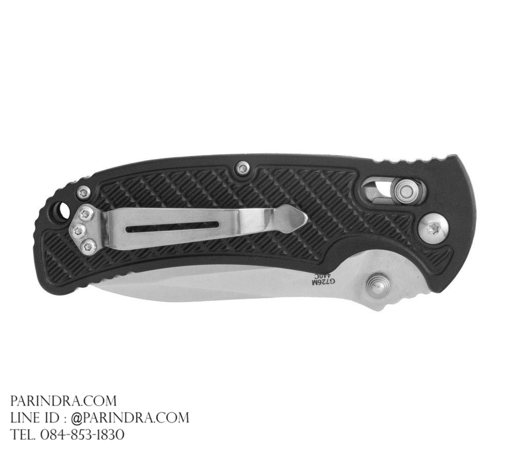มีดพับ Ganzo กานโซ่ รุ่น G726M BK ด้ามสีดำใบเงิน ของแท้ 100%