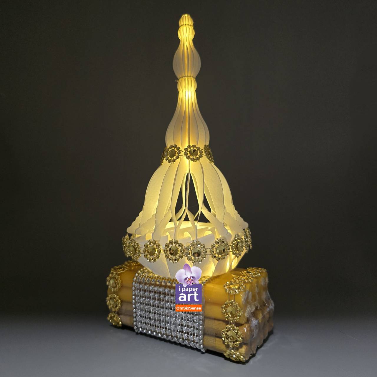 ธูปเทียนแพเรืองแสง LED ใช้ถ่านกระดุม สินค้าไทย งานปราณีต | ประกอบพิธีการ ไหว้ครู พานขมา
