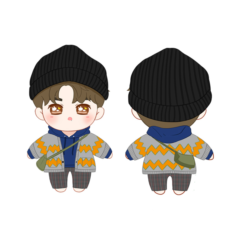ตุ๊กตาเซียวจ้าน ชุดเสื้อคลุมไหมพรม