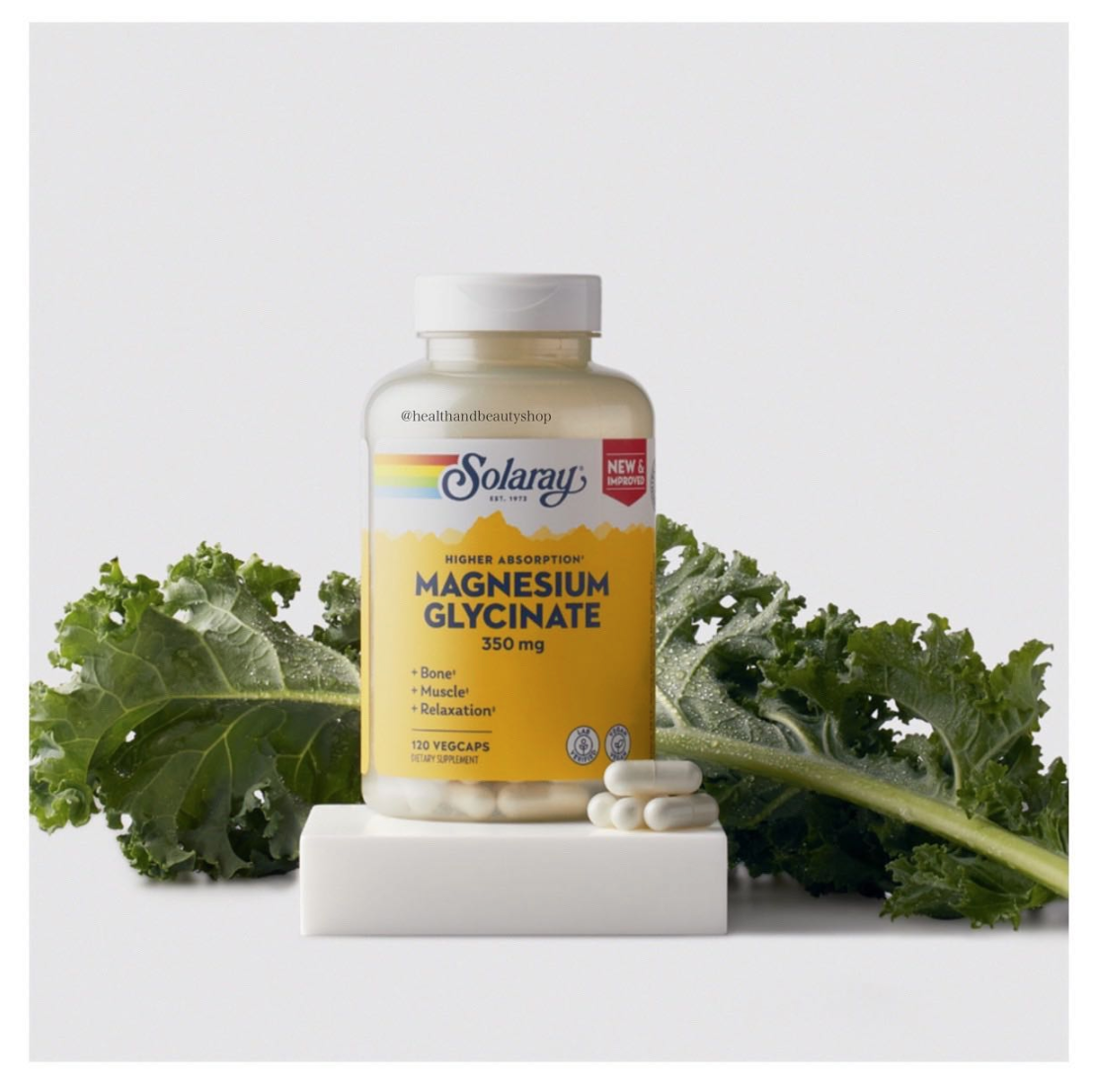 Solaray, High Absorption Magnesium Glyinate 3500 mg 120 VegCaps