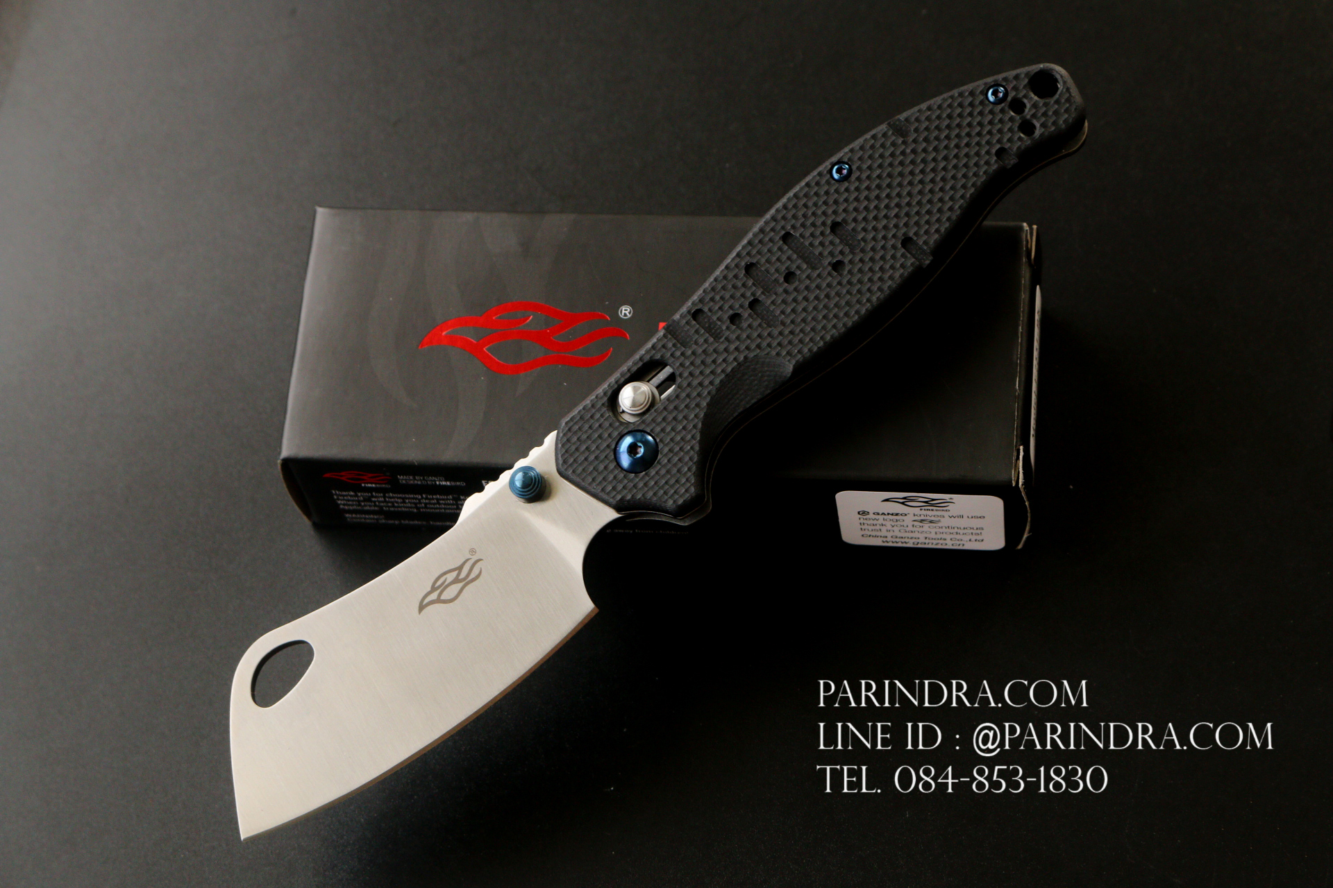 มีดพับ Ganzo Firebird รุ่น F7551 BK สีดำ ของแท้ 100%