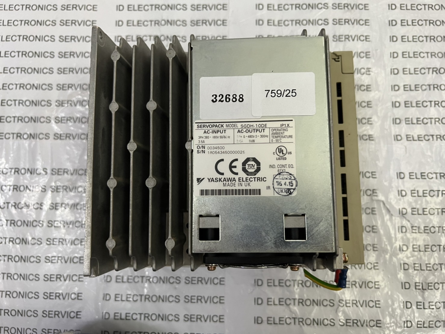 SGDH-10DE SERVO DRIVE " YASKAWA "