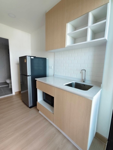 ให้เช่าคอนโดเพลิน เพลิน เจน วายด์ รังสิต-คลองหลวง 34 ตร.ม.ห้องใหม่ เฟอร์ครบ มีเครื่องซักอบผ้า ใกล้ ม.กรุงเทพ