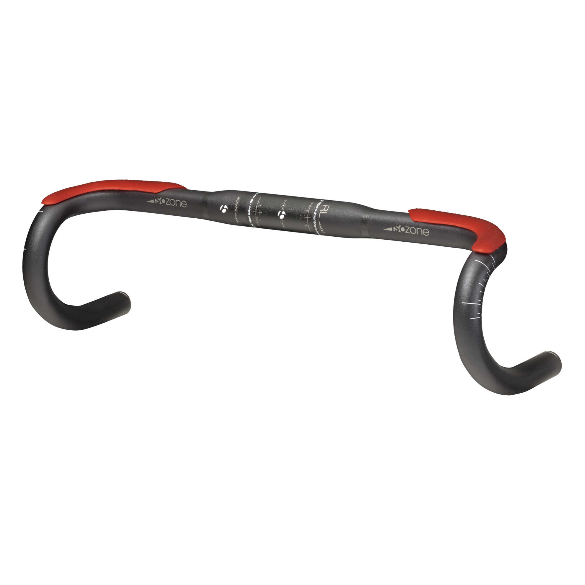แฮนด์หมอบ Bontrager Race Lite IsoZone VR-CF Road Alloy Handlebar, สีดำ มีขนาด 38-44มม.