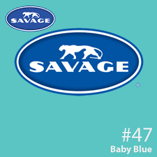 SAVAGE สีฟ้าวัยเด็ก BABY BLUE กว้าง 2.72 เมตร ยาว 11 เมตร CA4712 รหัส #47-12 กระดาษฉากหลัง ราคาส่ง ส่งemsฟรี โทรด่วน0805576690